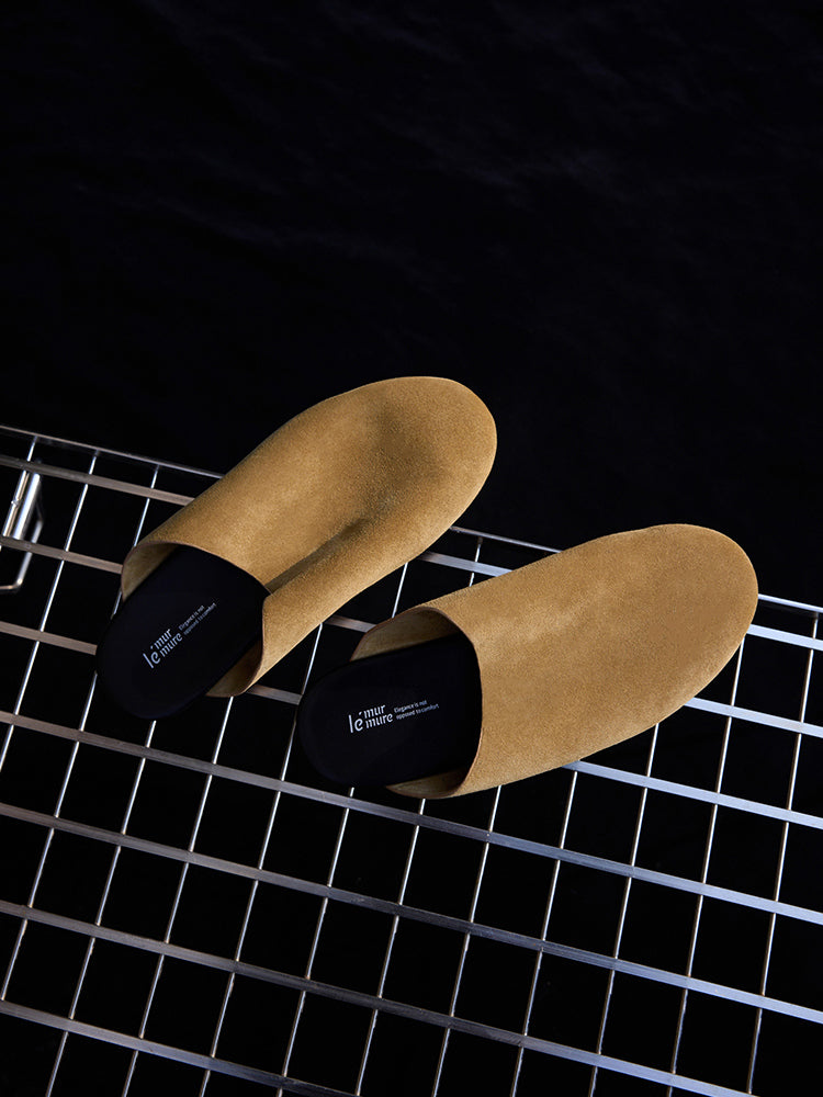 Cissline Wrok Women's Shoes Fashionable lazy extremely simple half bag soft cloud bottom Mueller comfortable outdoor slippers