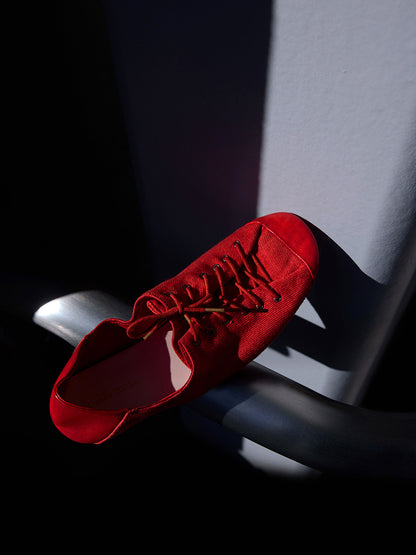 Cissline Wrok Women's Shoes [Year of the Snake Limited Edition] Baldo Cherry Red Relaxed Feel Pure Handmade Horsehide Oxford Shoes