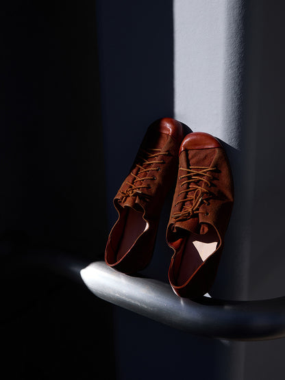 Cissline Wrok Women's Shoes [Year of the Snake Limited Edition] Baldo Cherry Red Relaxed Feel Pure Handmade Horsehide Oxford Shoes