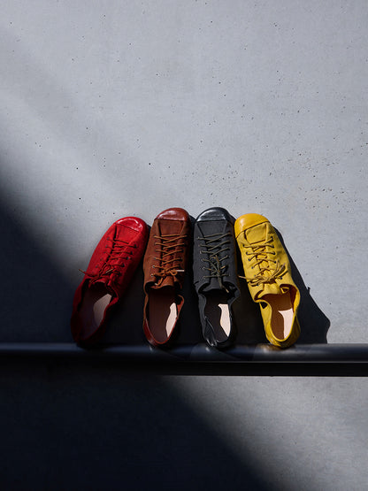 Cissline Wrok Women's Shoes [Year of the Snake Limited Edition] Baldo Cherry Red Relaxed Feel Pure Handmade Horsehide Oxford Shoes